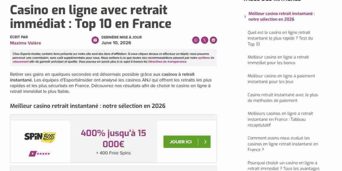 Casino En Ligne Paiement Rapide : Le Guide Complet Pour Jouer et Retirer Vos Gains Sans Attendre