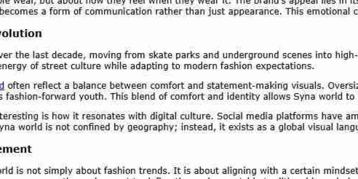 A Rising Streetwear Identity Shaping Modern Fashion Culture