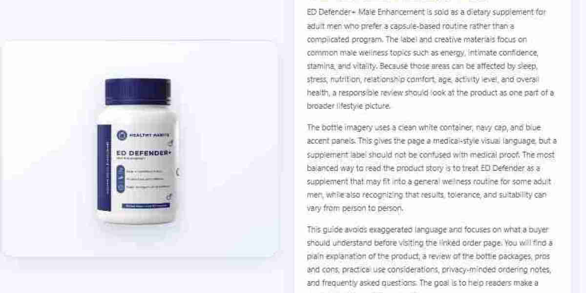 ED Defender+ Capsules – Complete Review, Pros, Cons & Customer Experience