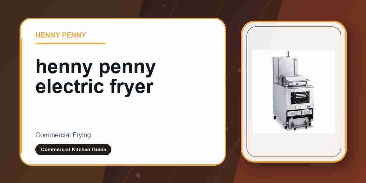 A Practical Commercial Guide to henny penny electric fryer