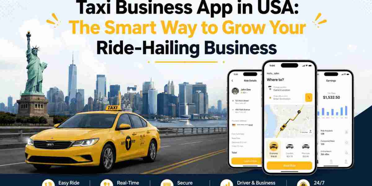 Taxi Business App in USA: The Smart Way to Grow Your Ride-Hailing Business
