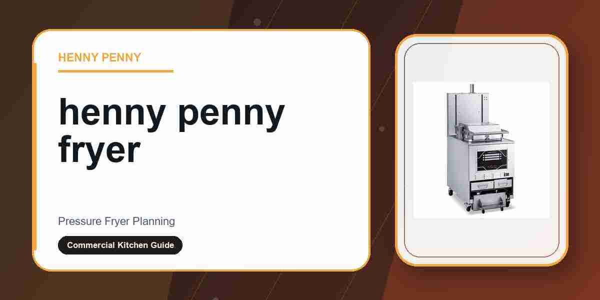 A Practical Commercial Guide to henny penny fryer