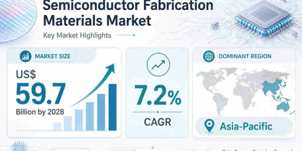 Semiconductor Fabrication Materials Market Industry Outlook Points to 7.2% CAGR Through 2028
