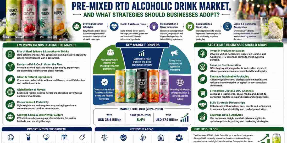 Pre-mixed RTD Alcoholic Drink Market Forecast, Insights & Industry Analysis