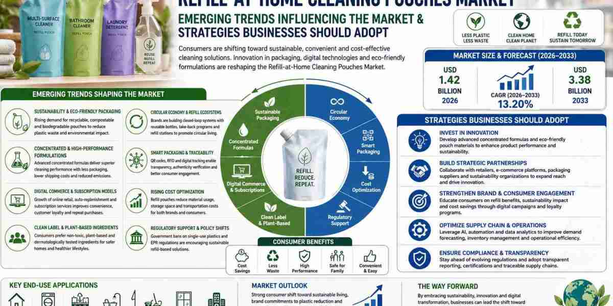 Refill-at-Home Cleaning Pouches Market Analysis, Share & Industry Forecast