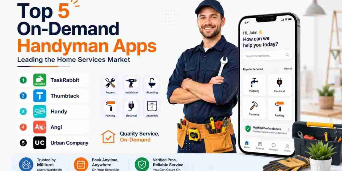 Top 5 On-Demand Handyman Apps Leading the Home Services Market