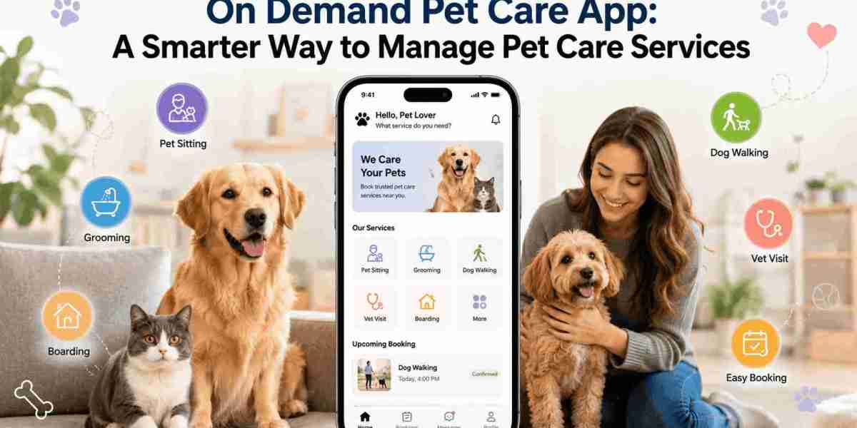 On Demand Pet Care App: A Smarter Way to Manage Pet Care Services