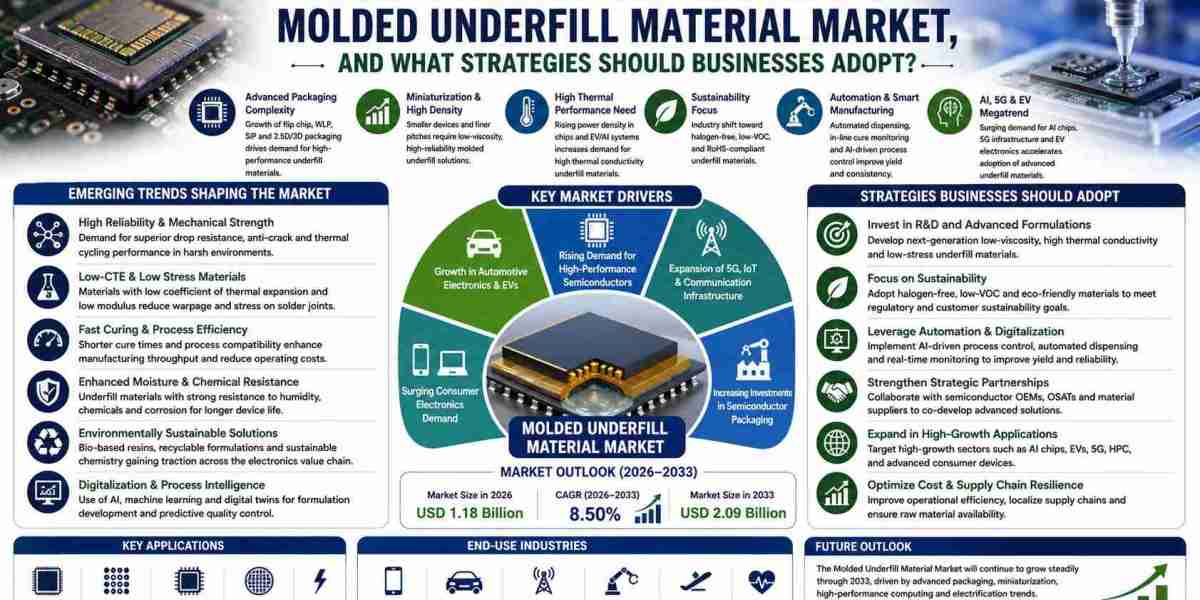Molded Underfill Material Market Growth, Demand Analysis & Future Prospects