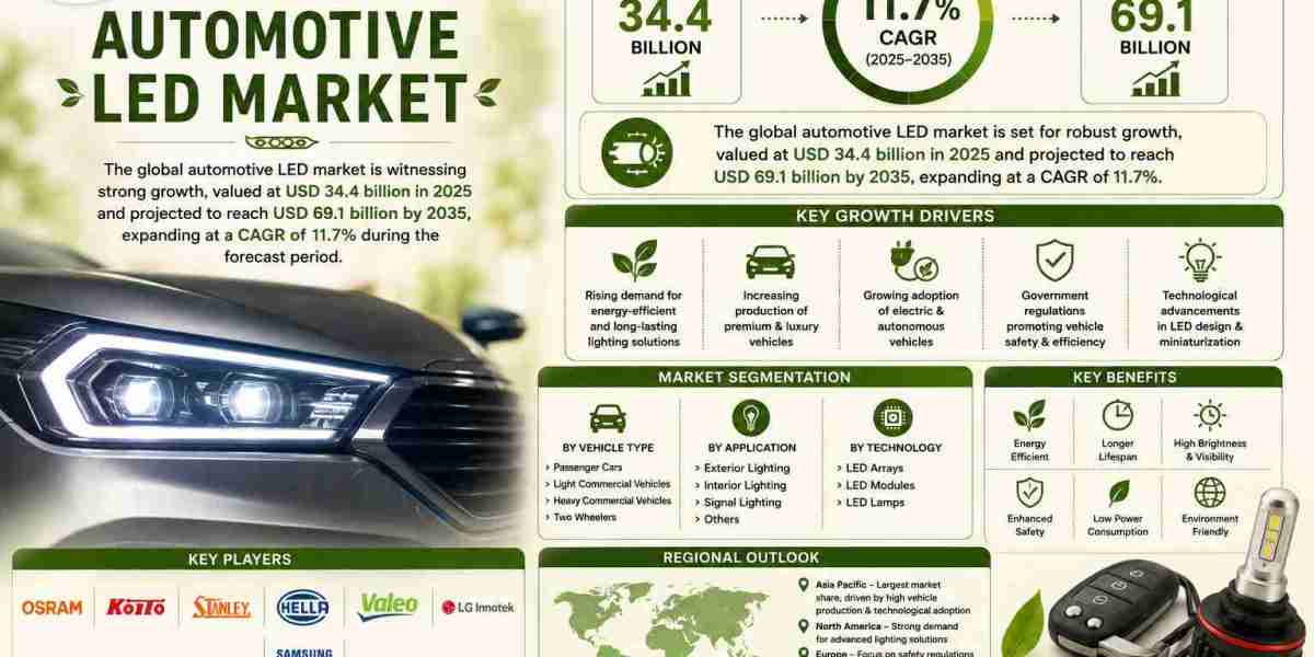 Asia-Pacific Automotive LED Market Trends, Growth Analysis & Future Opportunities 2025–2035