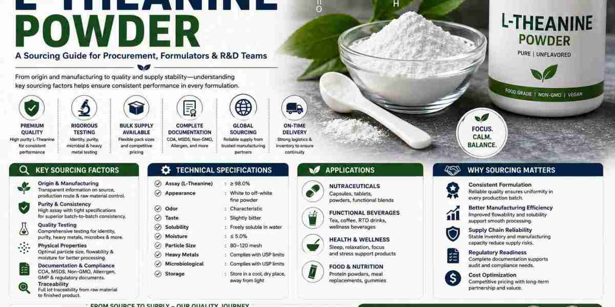Why L-Theanine Powder Sourcing Requires More Than a Standard Specification Sheet