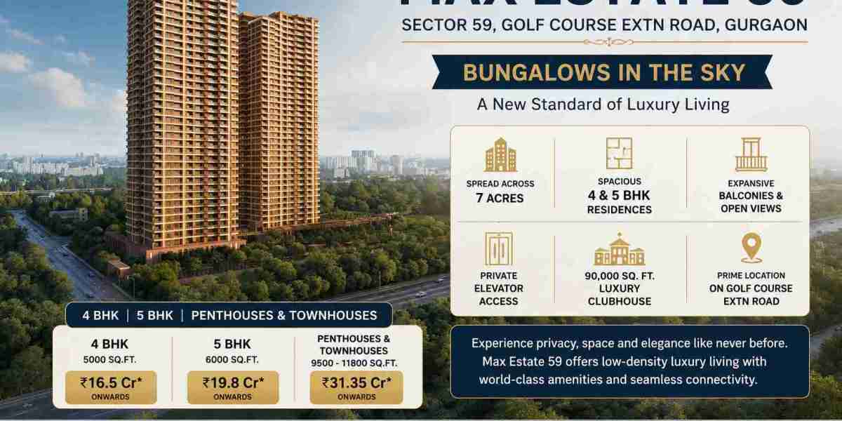 Max Estate 59 Gurgaon: A Closer Look at Luxury Living in Sector 59