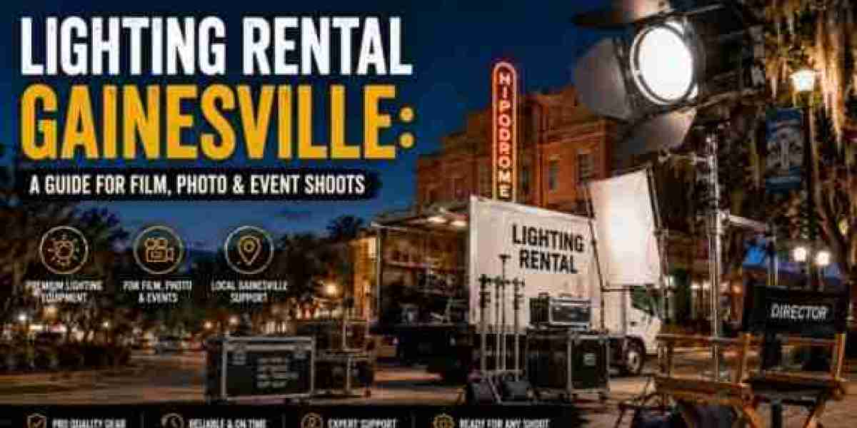 Lighting Rental Gainesville: A Guide for Film, Photo & Event Shoots