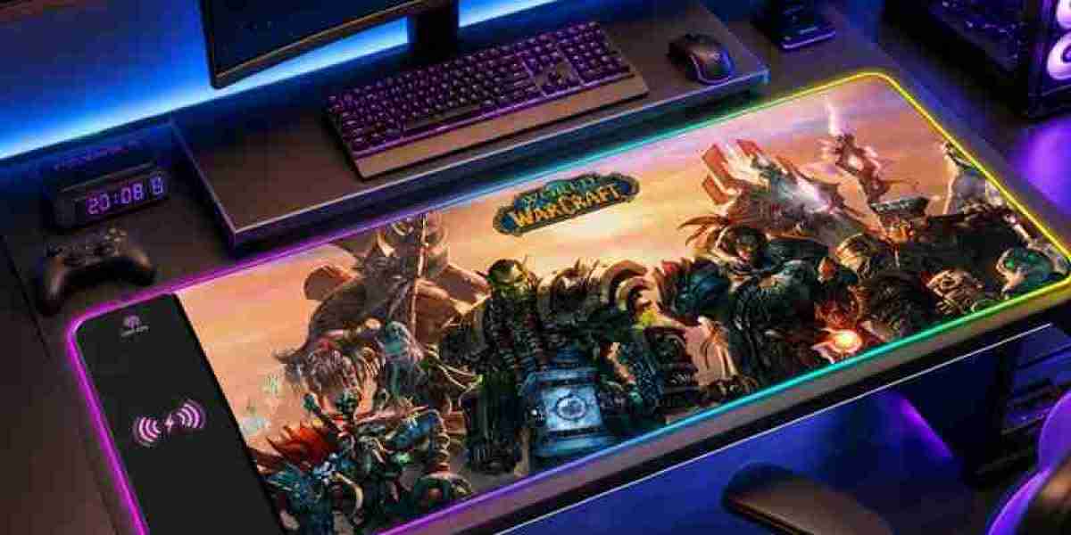 WOW Fan From Arizona Talks About My New Horde & Alliance RGB Desk Mat