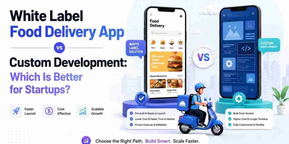 White Label Food Delivery App vs Custom Development: Which Is Better for Startups?