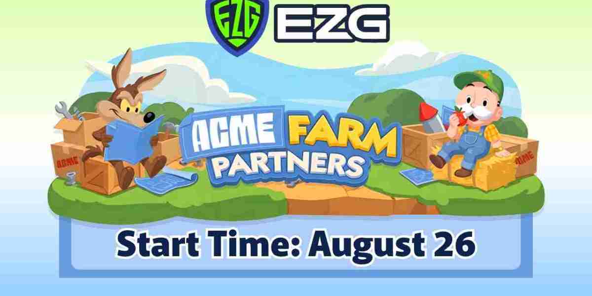 EZG.com | Monopoly Go August Golden Blitz & ACME FARM: Grab Cheap Service