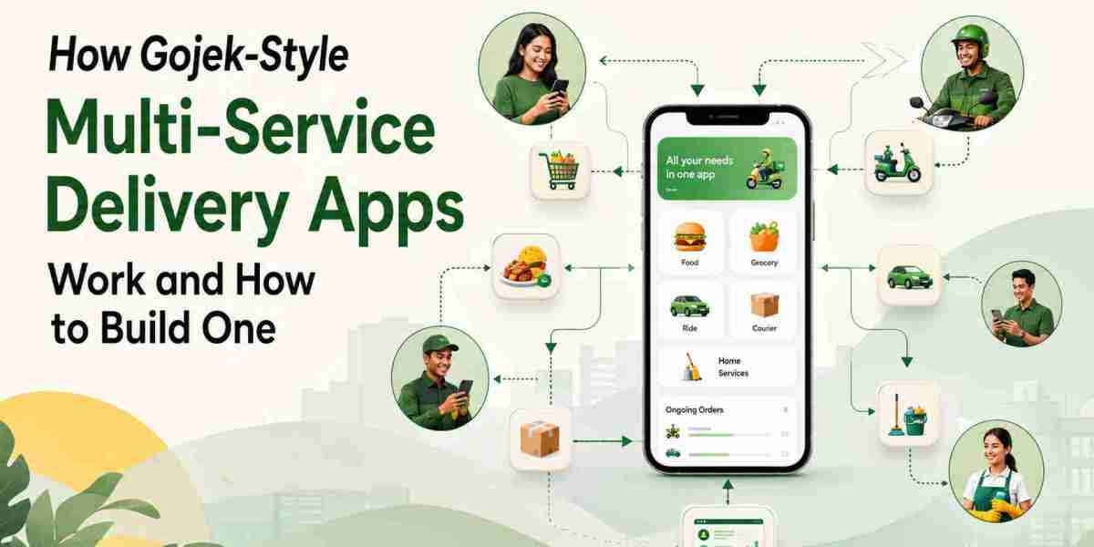 How Gojek-Style Multi-Service Delivery Apps Work and How to Build One