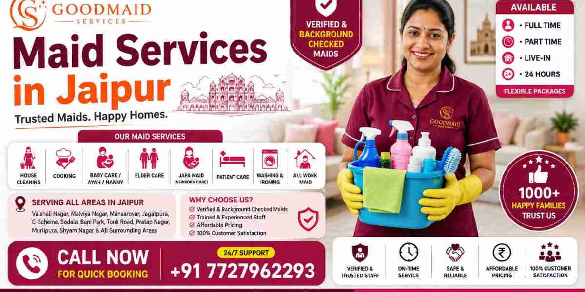 Dependable Maid Services in Jaipur for Cleaning and Cooking
