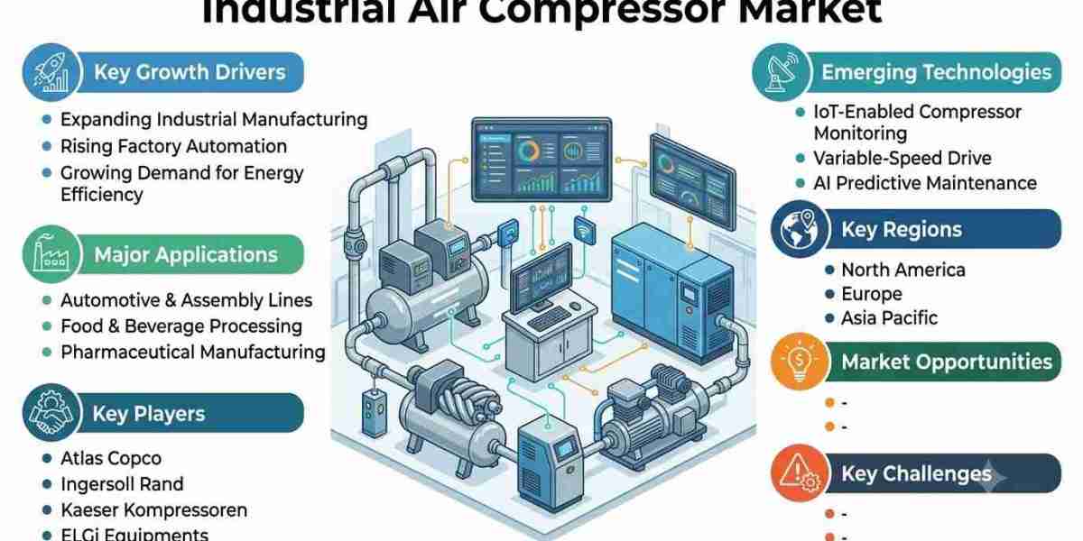 Industrial Air Compressor Market Outlook 2026–2033: Market Trends, Growth Drivers, and Future Opportunities