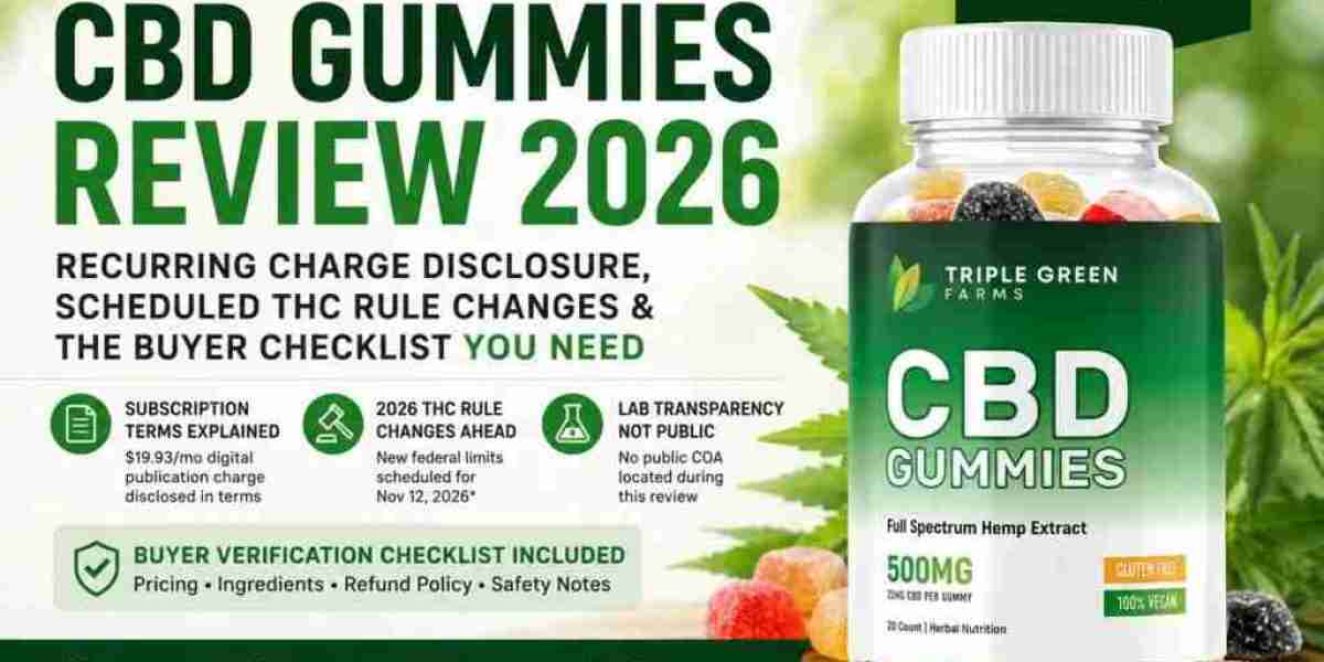 Triple Green Farms CBD Gummies 2026 Expert Analysis – Formula, Quality and Customer Feedback