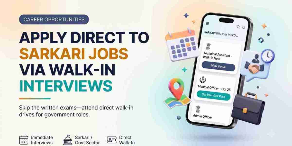 Sarkari Jobs Where Candidates Can Apply Through Walk-In Interviews
