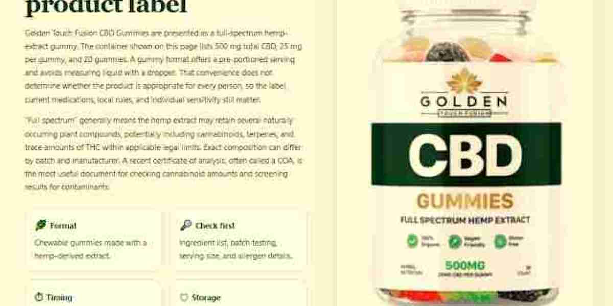 Golden Touch Fusion CBD: Ingredients, Side Effects, and Price