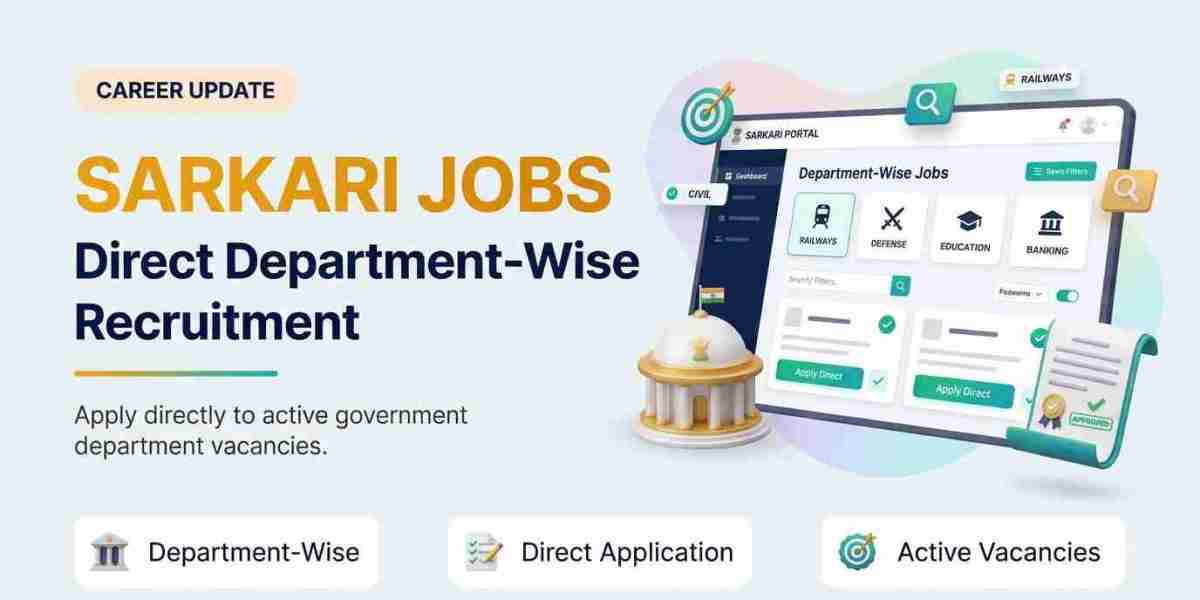 Sarkari Jobs Available Through Department-Wise Direct Recruitment