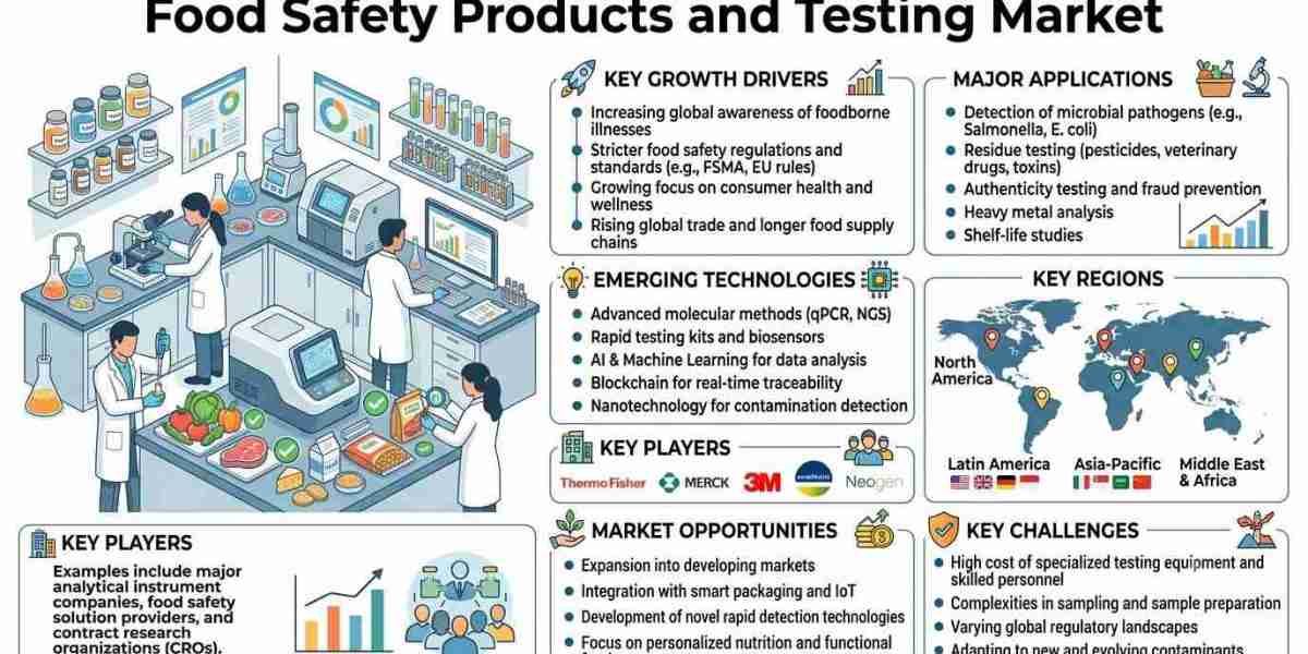 Food Safety Products and Testing Market Outlook 2026–2033: Industry Trends, Commercial Opportunities, and Emerging Techn