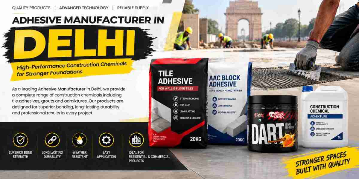 Adhesive Manufacturer in Delhi for Quality Tile Adhesives