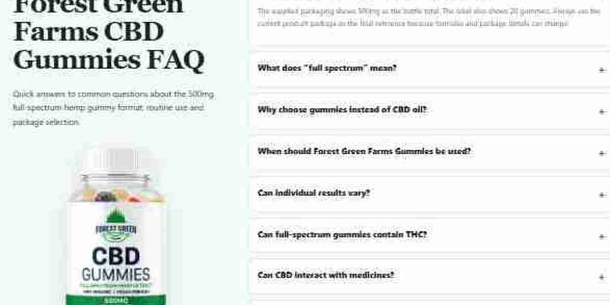 How Forest Green Farms CBD Gummies Operate In Your Body?
